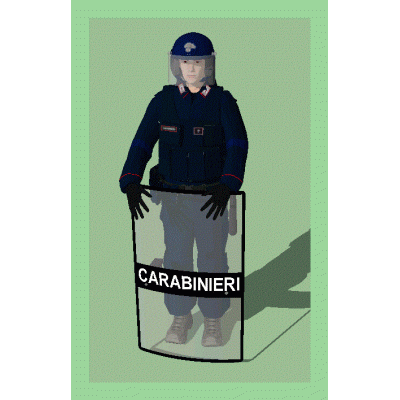 Carabinieri - assetto ordine pubblico antisommossa