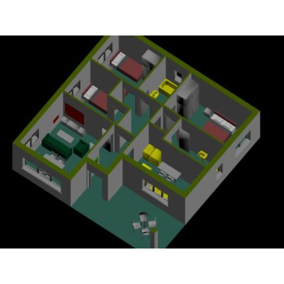 Casa en 3d