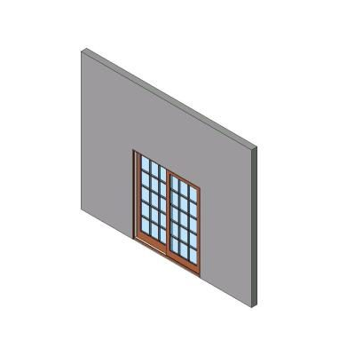 Puerta 3d vidrio repartido