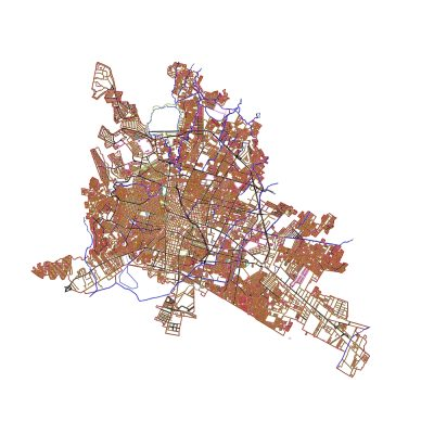 Mapa Urbano de Leon, Guanajuato