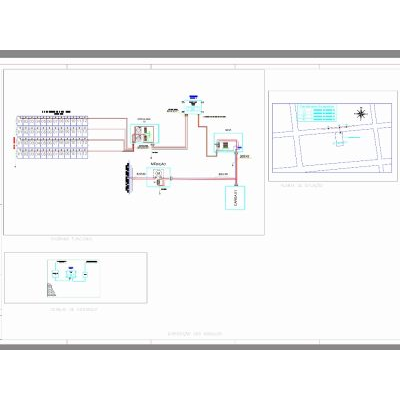 Diagrama fotovoltaico solar pronto