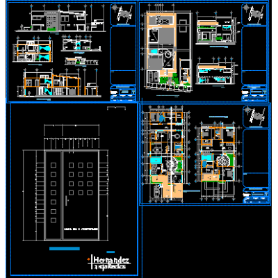 Vivienda unifamiliar de 2 plantas y area de servicio