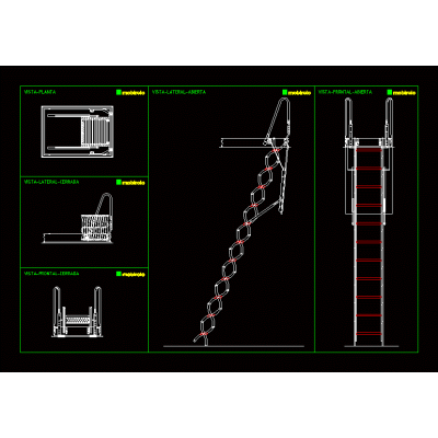 Escalera plegable