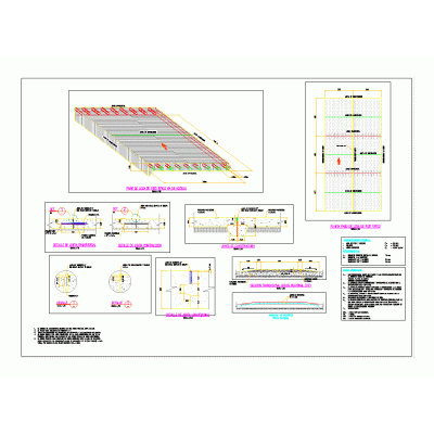 Plano de pavimento y detalles