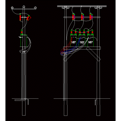 Three-phase distribution bank