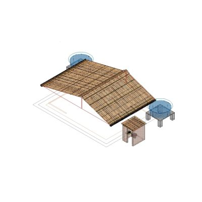 Diseno de Caseta para Banos en Represa