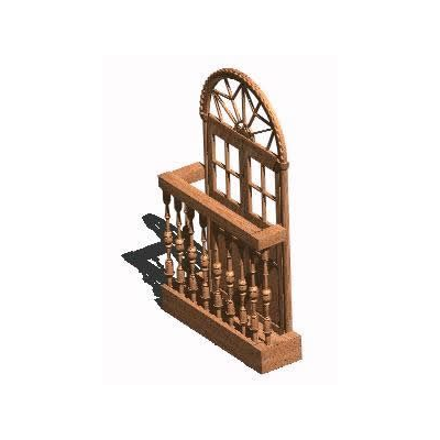 balcon en 3D