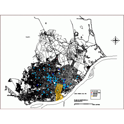 Plano de equipamientos barranquilla