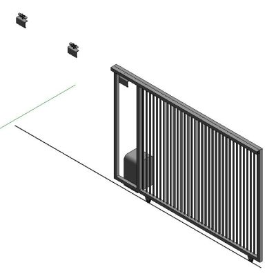 Puerta deslizante de 1 hoja