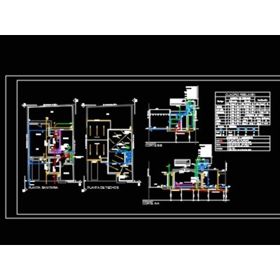Electrical installation in single-family home