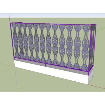 Palais balcon v1 skp