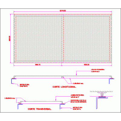 Detalles constructivos de Pasarela