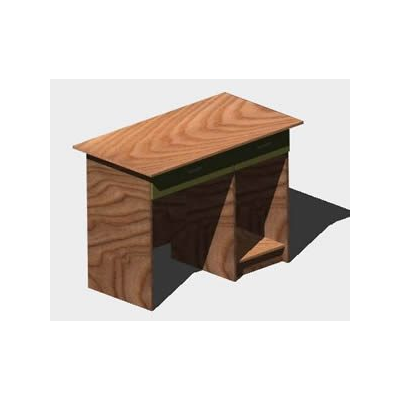 Escritorio pequeno 3d