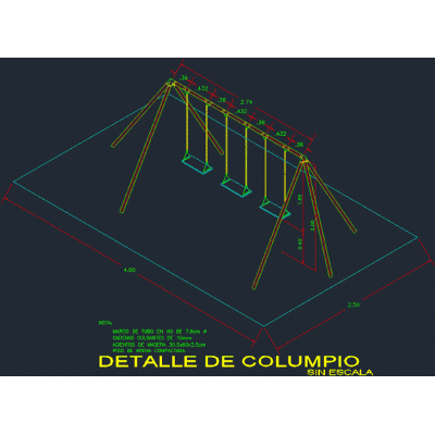 Columpio de parque infantil