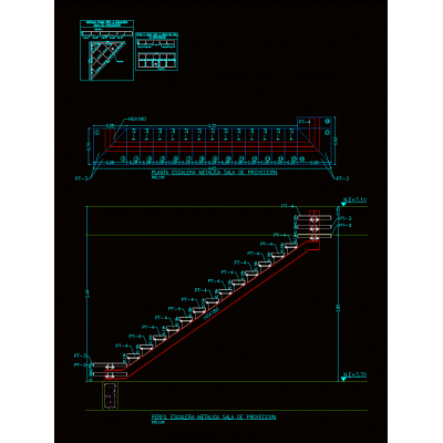 Escalera metalica