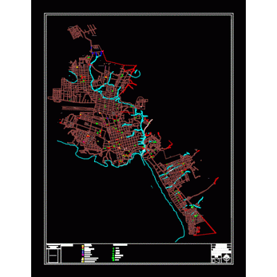 Mapa Urbano Puerto Escondido 2015