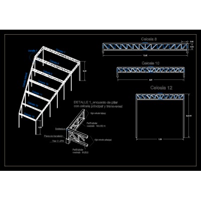 Estructura metalica en celosia