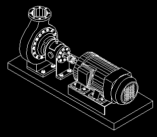 Isometric centrifugal pump