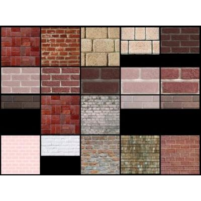 Collezione di texture di mattoni