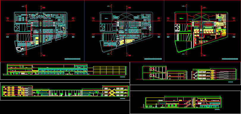 Preliminary project: shopping center 1