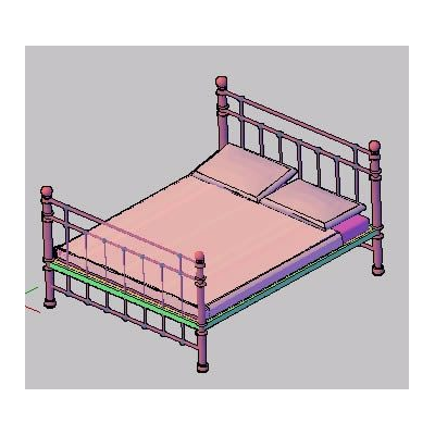 Cama Vintage de Hierro Forjado