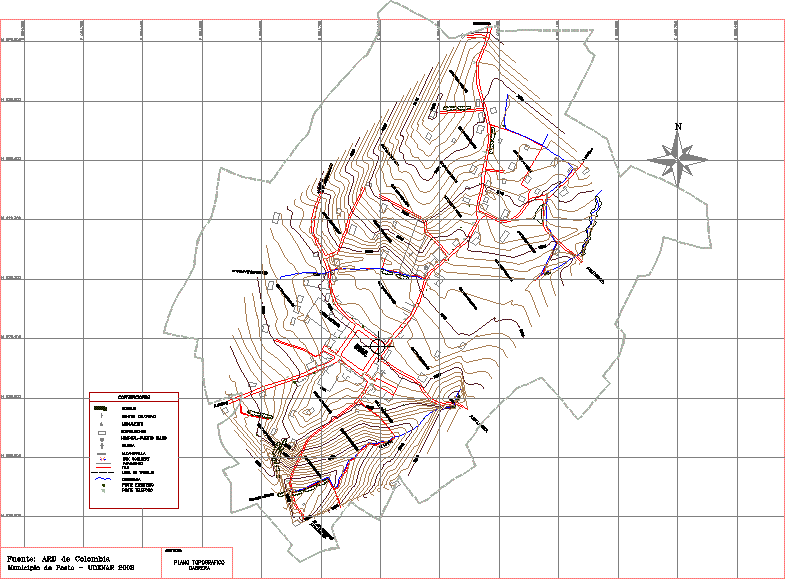Cabrera Corregimiento-Karte; Nase