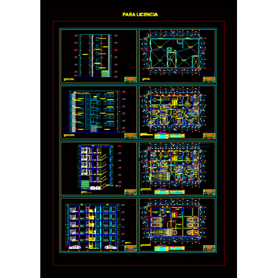Planos edificio multifamiliar