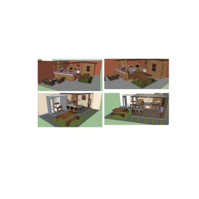 Quincho exterior skp