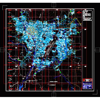 Mapa de la cd de uruapan michoacan