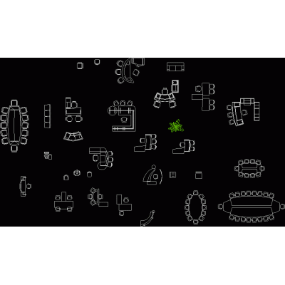 Mobiliario de oficina / oficina / los muebles