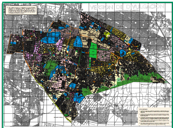 Plan d'urbanisme Délégation d'Iztapalapa