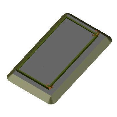 cerco de contenção do tanque de água de formação 3d