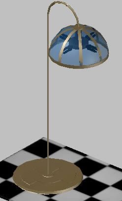 lâmpada de pedestal