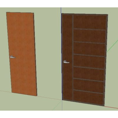 Puertas en sketchup