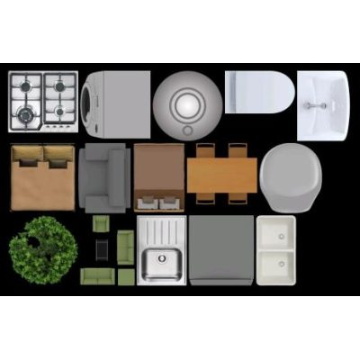 Imagenes muebles para renders bmp
