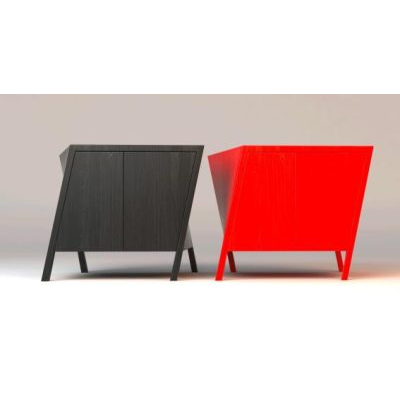 Gabinete Minimalista Inclinado