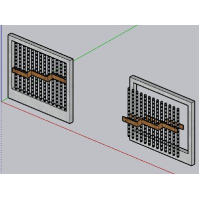 Cerco perimetrico con columnas de mortero skp