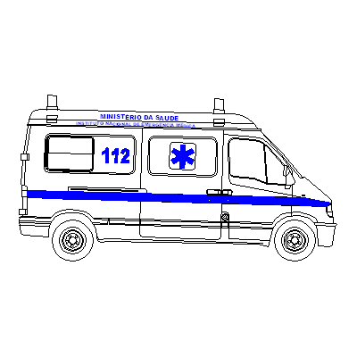 ambulanza in elevazione
