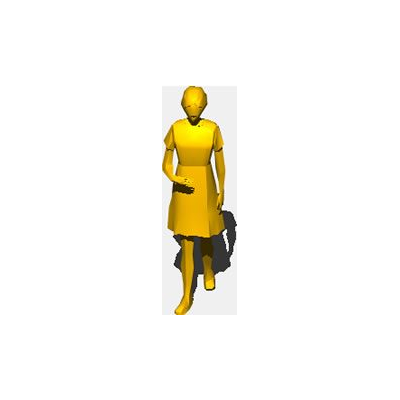 Figura Femenina Caminando