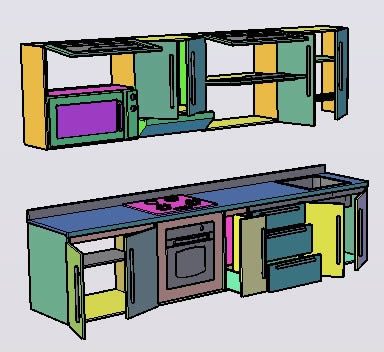Kitchen cabinet 02