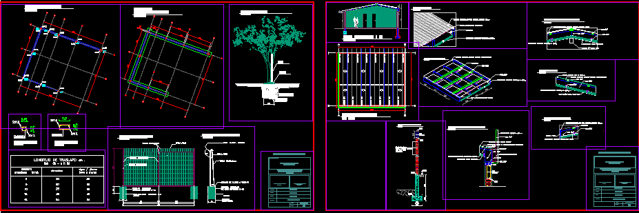 Plan de détails de construction