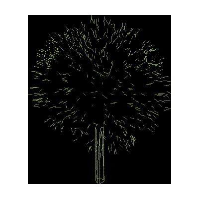 Modelo 3D de Arbol Frondoso