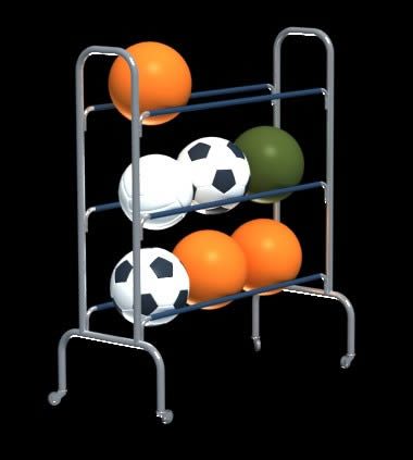 Shelf sports balls models