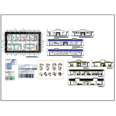 Puesto de salud; autocad
