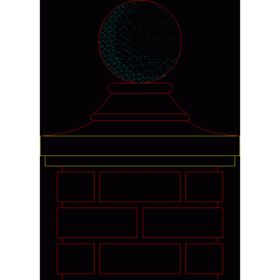 Columna ornamental