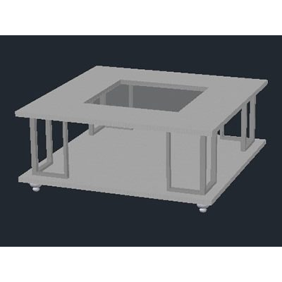 3d room table