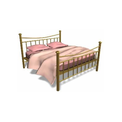 Cama Matrimonial en 3D