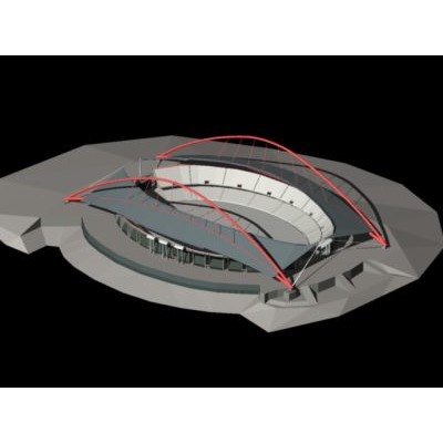 Estadio olimpico de atenas 3d