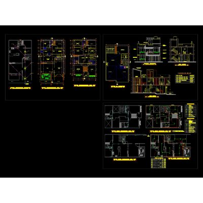 Diseño de Vivienda Multifamiliar de Tres Niveles