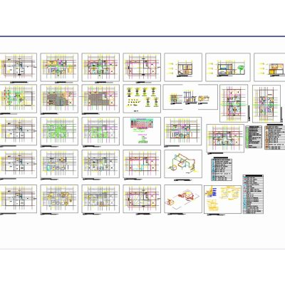 Proyecto de vivienda de 2 niveles